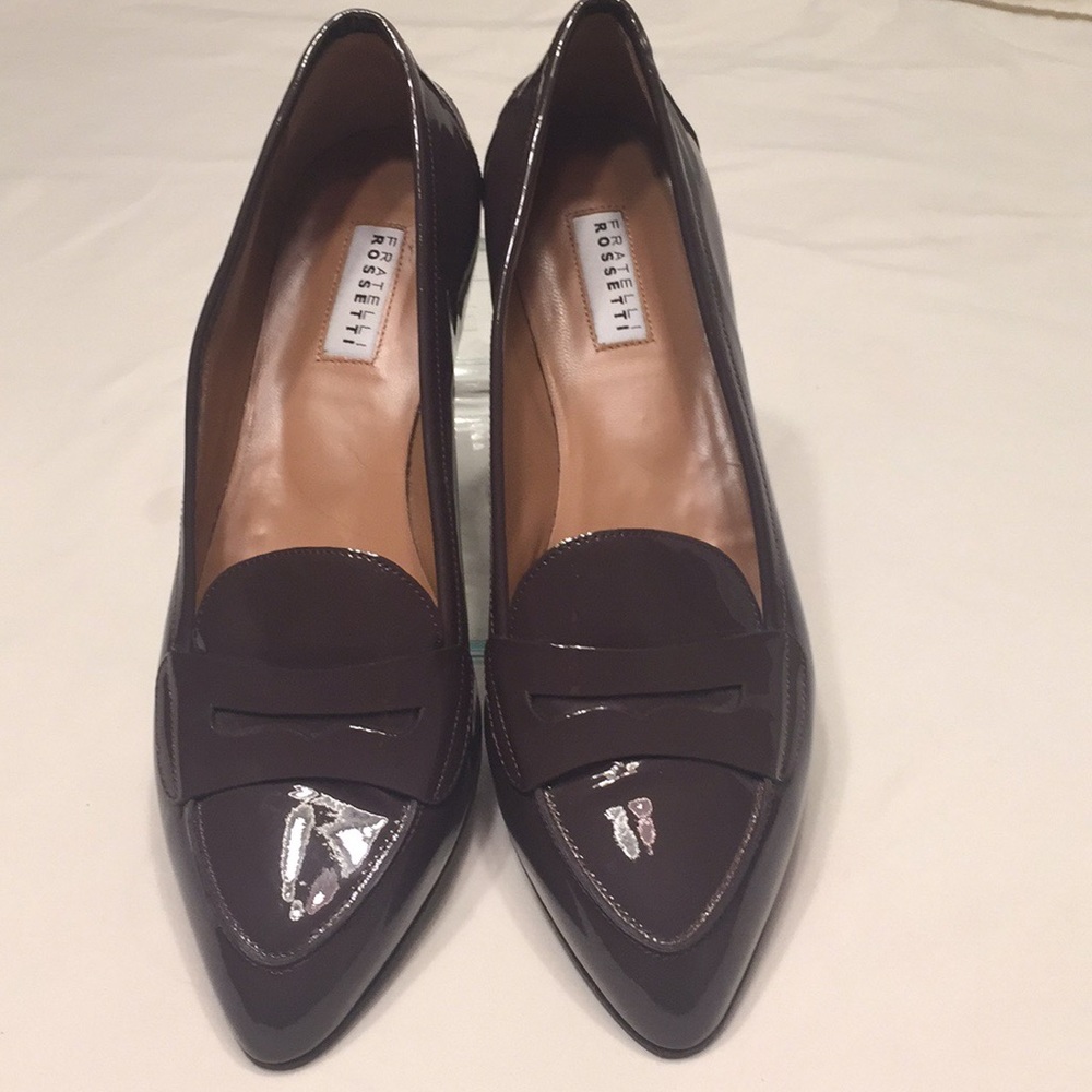 Fratelli Rossetti patent leather loafers shoes 9